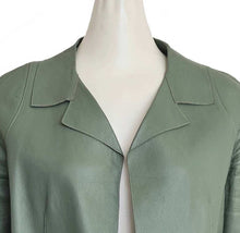 MARNI GREEN LAMB SKIN JACKET (38)