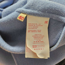 MARNI POWDER BLUE WOOL/CASHMERE SHORT COAT (40)