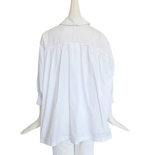 MARNI WHITE RELAXED FIT DOLMAN COTTON SHIRT (40)