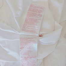 MARNI WHITE RELAXED FIT DOLMAN COTTON SHIRT (40)