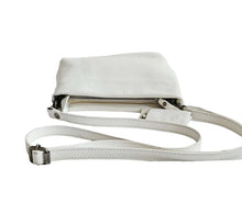 MARSELL WHITE FANTASMINO PEBBLE LEATHER CROSSBODY/CLUTCH BAG