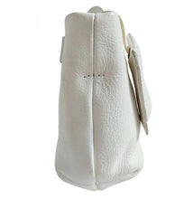 MARSELL WHITE FANTASMINO PEBBLE LEATHER CROSSBODY/CLUTCH BAG