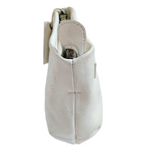 MARSELL WHITE FANTASMINO PEBBLE LEATHER CROSSBODY/CLUTCH BAG