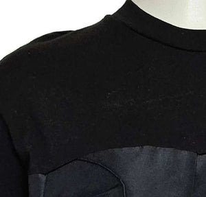ALEXANDER MCQUEEN BLACK RUFFLE CROPPED TOP (40)