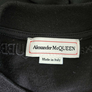 ALEXANDER MCQUEEN BLACK RUFFLE CROPPED TOP (40)