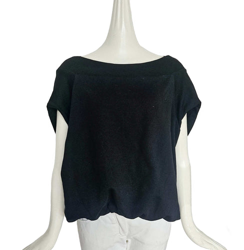 DRIES VAN NOTEN BLACK BUBBLE TOP (M)
