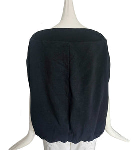 DRIES VAN NOTEN BLACK BUBBLE TOP (M)