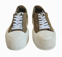 ALEXANDER MCQUEEN GREEN PLIMSOLL SNEAKERS (35/36)