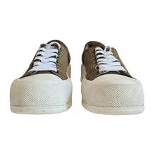 ALEXANDER MCQUEEN GREEN PLIMSOLL SNEAKERS (35/36)