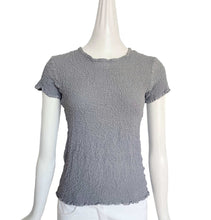 ME ISSEY MIYAKE GRAY CAULIFLOWER TOP