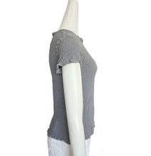 ME ISSEY MIYAKE GRAY CAULIFLOWER TOP