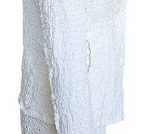ME ISSEY MIYAKE WHITE CAULIFLOWER JACKET