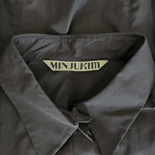 MINJUKIM BLACK CORSET CROPPED SHIRT (40)