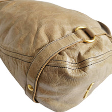 MIU MIU BEIGE LUX BOW LEATHER BAG