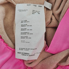 MIU MIU BEIGE CARDIGAN WITH PINK TRIM (42)