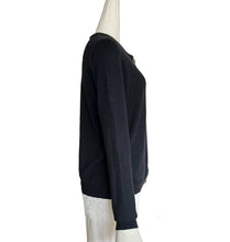 MIU MIU BLACK CRYSTL STAR BUTTON CARDIGAN (42)