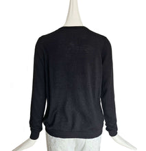 MIU MIU BLACK CRYSTL STAR BUTTON CARDIGAN (42)