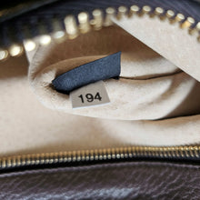 MIU MIU BROWN EAST WEST LEATHER SATCHEL BAG