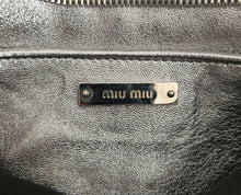 MIU MIU SILVER MATELASSE CRYSTAL STRAP LEATHER CLUTCH CROSSBODY BAG