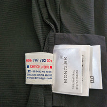 MONCLER PREMIERE BLACK STRIPED TRENCH COAT (2)