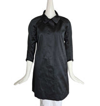 MONCLER PREMIERE BLACK STRIPED TRENCH COAT (2)
