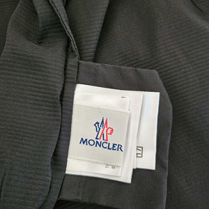 MONCLER PREMIERE BLACK STRIPED TRENCH COAT (2)
