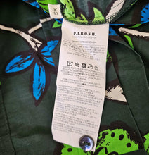 P.A.R.O.S.H. GREEN FLORAL PRINT SHORT SLEEVES ROMPER (XS)