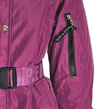 P.E. NATIONAL FUSCHIA PINK PUFFER JACKET WITH BELT (M)