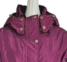 P.E. NATIONAL FUSCHIA PINK PUFFER JACKET WITH BELT (M)