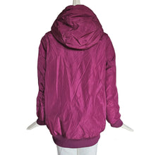 P.E. NATIONAL FUSCHIA PINK PUFFER JACKET WITH BELT (M)