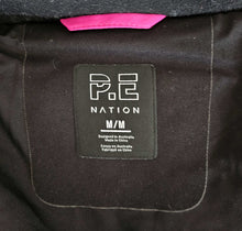 P.E. NATIONAL FUSCHIA PINK PUFFER JACKET WITH BELT (M)