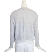 PLEATS PLEASE GRAY LAYERED PLEATED CARDIGAN (4)