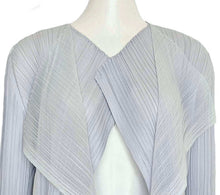 PLEATS PLEASE GRAY LAYERED PLEATED CARDIGAN (4)
