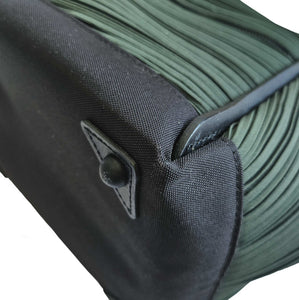 PLEATS PLEASE ISSEY MIYAKE GREEN BIAS PLEATS HANDBAG