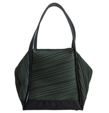 PLEATS PLEASE ISSEY MIYAKE GREEN BIAS PLEATS HANDBAG