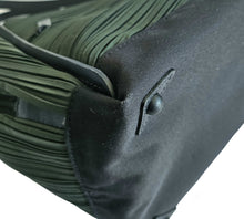 PLEATS PLEASE ISSEY MIYAKE GREEN BIAS PLEATS HANDBAG