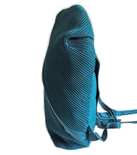 PLEATS PLEASE TEAL BLUE BIAS PLEATS BACKPACK