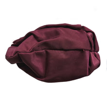 PRADA BURGUNDY TESSUTO WRISTLET CLUTCH