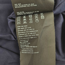 PRADA NAVY SILK HOODED COAT (40)