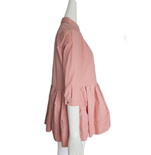 ROCHAS PARIS PINK PEPLUM BLOUSE (42)