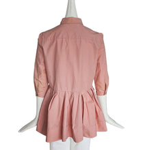 ROCHAS PARIS PINK PEPLUM BLOUSE (42)