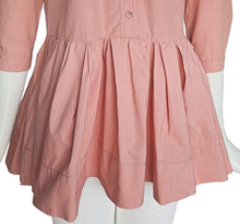 ROCHAS PARIS PINK PEPLUM BLOUSE (42)