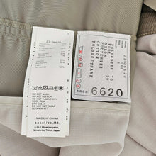 SACAI KHAKI NYLON/COTTON FLARE TOP (1)
