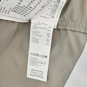 SACAI KHAKI NYLON/COTTON FLARE TOP (1)