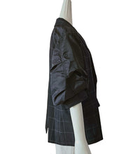 SACAI BLACK CHECK DOUBLE BREAST JACKET (2)