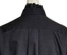 SACAI BLACK SIDE PLEATED PANEL SHIRT DRESS (1)