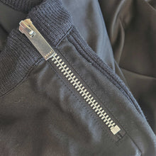 SACAI BLACK NYLON/COTTON FLARE TOP (2)