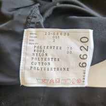 SACAI BLACK NYLON/COTTON FLARE TOP (2)