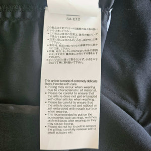 SACAI BLACK NYLON/COTTON FLARE TOP (2)