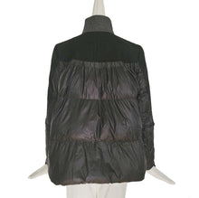 SACAI BLACK WOOL PANELED PUFF JACKET (1)